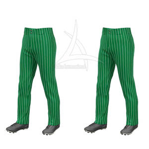 Pantalon de baseball pour homme adulte, service OEM de haute qualité, taille personnalisée, respirant, séchage rapide, 100% polyester, couleurs, logo, nom de l'équipe - Product Image 2