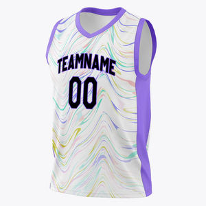 NOUVEAU Maillot ARTIST personnalisé en polyester 100% imprimé sublimé Vêtements de basket-ball pour hommes Maillots de sport - Product Image 3