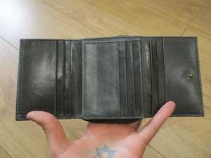 Logo personnalisé Vintage en cuir véritable hommes portefeuille à trois volets LTW-0082 RFID antivol caractéristique courte longueur usage quotidien PC matériel - Product Image 6