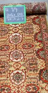 Juego de Alfombras anudadas a mano de lujo de lana 100%, técnica de pila de bucle de 10mm para sala de estar moderna tradicional, incluidas alfombras de corredor - Product Image 3