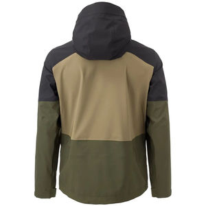 Chaqueta Softshell de Alta Calidad para Hombre, OEM ODM, Venta al por Mayor, Logotipo Personalizado, Mangas Completas, Capucha, Cremallera Frontal, Tejido Teñido - Product Image 2