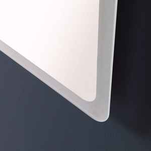 Miroir LED rétroéclairé Dallas 60 x 90 cm, miroir arrondi 60 x 90 cm - Product Image 3