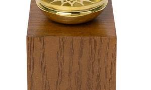 Meilleures ventes Brûleur d'encens moderne en bois et métal avec incrustation à carreaux Décoration d'intérieur de luxe Ensemble cadeau pour la décoration du Ramadan du Moyen-Orient et du Golfe - Product Image 5