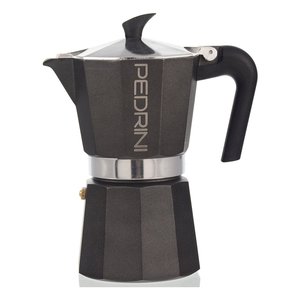 Cafetera Pedrin Moka de 1 taza, de aluminio, para usar en la estufa. - Product Image 2