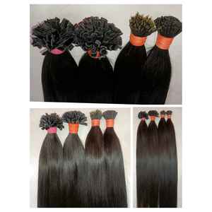 Remy Indian Human <b>Hair</b> I-Tip <b>Extensions</b> Microlink Salon Quality One Donor Natural Wave Kinky Styles 8 22 30 Inches-100g - Product Image 2