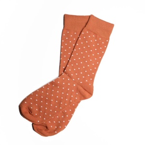 Venta al por mayor de calcetines personalizados de algodón, diseño de puntos técnicos de punto para hombres, mujeres, jóvenes, etiqueta privada disponible - Product Image 2