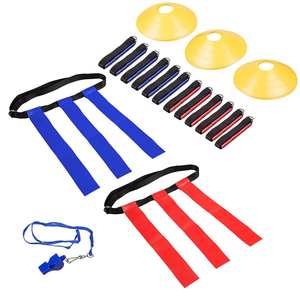 Perlengkapan Latihan Flag Football 10 Pemain dengan 10 Sabuk dan 30 Bendera Rugby Soccer Tag Football - Product Image 2