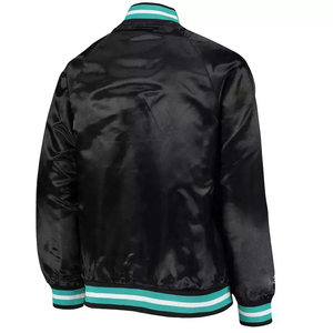 Vestes en Satin personnalisées pour hommes Baseball Satin Sports Team Jacket Whole Sale Rate 2025 Satin Jacket - Product Image 3