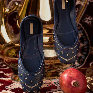 Chaussures Khussa élégantes et charmantes, fabriquées avec soin, en cuir véritable de haute qualité, antidérapantes, pour toutes les saisons - Product Image 5