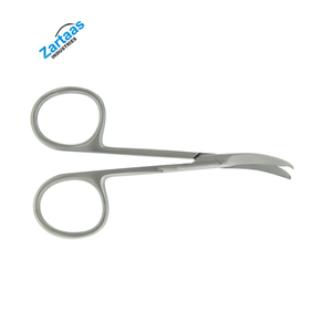 กรรไกรเย็บขอบโค้งสั้นเป็นสแตนเลสเครื่องมือผ่าตัดแบบแมนนวลแหล่งจ่ายไฟ - Product Image 2