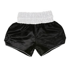 Pantalones cortos de Muay Thai, pantalones cortos de boxeo lisos para hombres, mujeres, niños, adultos, ropa de artes marciales, Taekwondo, boxeo, entrenamiento cómodo - Product Image 1