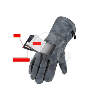 Premium Quality Custom Design Leather <b>Welder</b> Gloves in Stock for Wholesale for Welding Needs - Product Image 3
