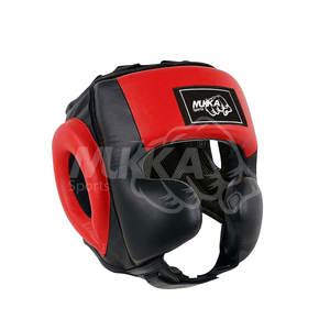 Protector de cabeza de boxeo de cuero profesional de alta calidad superventas para entrenamiento de MMA al por mayor - Product Image 6