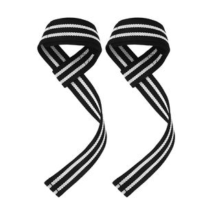 Sangles de musculation en coton et nylon pour soulever des poids, respirantes, réglables, unisexes, avec logo personnalisé - Product Image 2