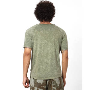 T-shirts pour hommes de haute qualité, grande taille, délavés à l'acide, colorés, lourds, délavés au soleil, délavés à l'acide - Product Image 5