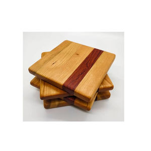 Venta al por mayor de posavasos de madera natural de diseño moderno, té y café posavasos de mesa para servir, almohadillas para uso doméstico, posavasos de nogal - Product Image 3