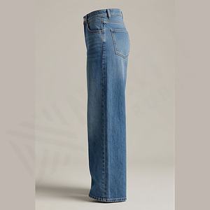 กางเกงยีนส์ผู้ชายทรงวินเทจ ล้างสีแบบวินเทจ ขากว้าง ทรงหลวม สไตล์อเมริกัน ลำลอง ทรงตรง กางเกงขายาวผู้ชาย สินค้ามาใหม่ สีสั่งทำได้ - Product Image 3