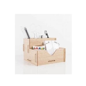 Classic Wooden Pen Stand Desk Organizer Multi Slot Storage for Office Home Study Space Ideal for Desk Accessories - Product Image 4