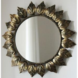 Espejo de Pared, Decoración del Hogar, Diseño Interior, Diseño de Hojas, Espejo Decorativo Clásico y Moderno, Múltiples Diseños de Acabado - Product Image 1