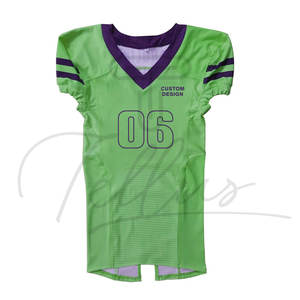Jersey y Uniforme de Fútbol Americano Unisex Personalizado, Transpirable, Impreso, 100% Poliéster, Colores y Logotipos Personalizados para Adultos - Product Image 1