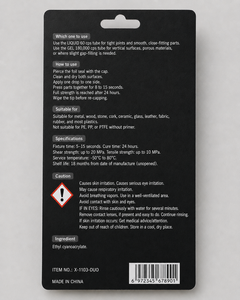 PINIX Colla Super Liquida in Gel, Confezione Doppia 2x3g, Tubetti in Alluminio, Adesivo Istantaneo, Blister, per Metallo, Legno, Pelle, Ingrosso, OEM - Product Image 2