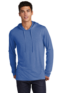 Mens Tri-blend Super Soft Jersey Hoodie Pullover Hooded Poly/Combed <b>Ringspun</b> Cotton/Rayon Perfect Tri-blend Pullover Hoodie - Product Image 4