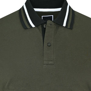 Camiseta Polo para hombre con logotipo personalizado promocional de secado rápido de manga corta de poliéster, uniforme informal de negocios, ropa de oficina de verano - Product Image 2