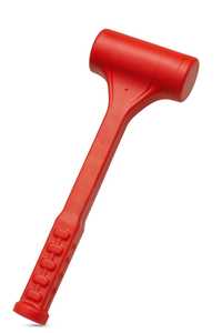 Marteau à percussion silencieux 0,5 à 4 lb, orange, caoutchouc souple, installation silencieuse de parquet, multifonctionnel, sans rebond - Product Image 6