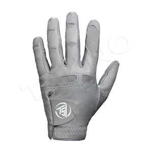 Gants de golf hommes gauchers antidérapants en cuir PU avec logo personnalisé - Product Image 5