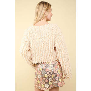 Giacca con Zip Very J Boxy in Maglia di Filato J Shaggy, Stile Unico - Product Image 2