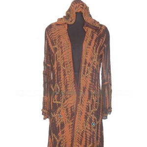 Kaftan largo de moda con capucha con cuentas a mano Resort wear kaftan vestido ropa de playa kaftan vestido - Product Image 1