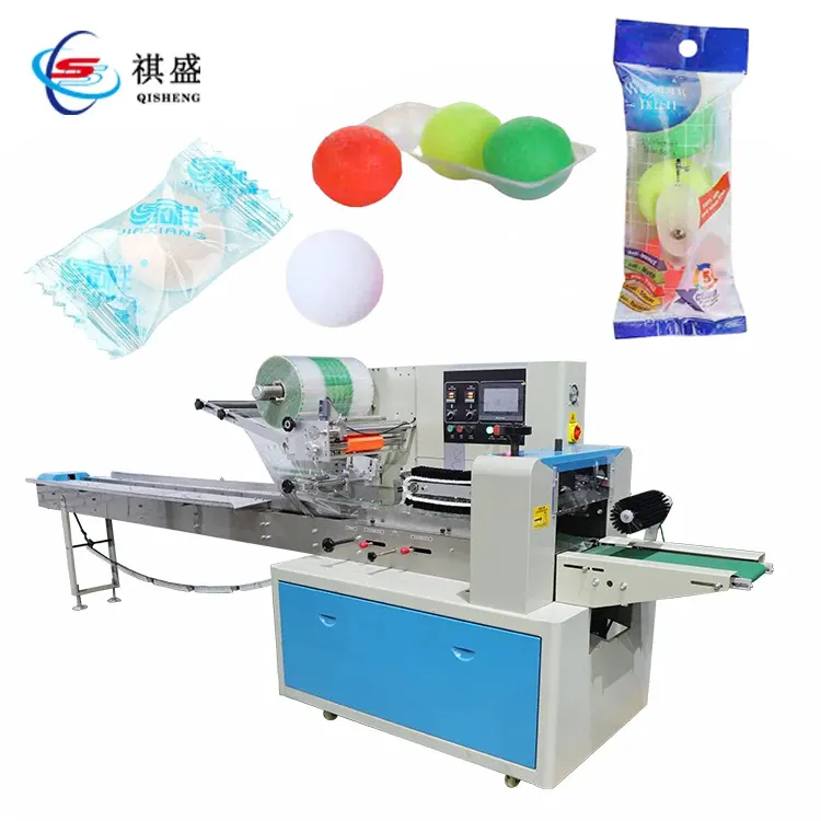 Horizontal Moth Camphor Tablet Naphthalene Pdcb Mothball Packaging Machine Flow Wrapping Packing Machine For Toilet Ball