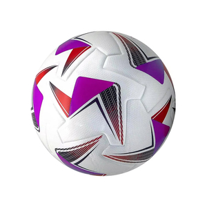 Premium Custom Design PU Leather Lightweight Eco-Friendly Size 5 Soccer Club Thermal Bonded Waterproof Pakistani Match Footballs - Product Image 5