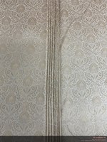 Tejido de seda último diseño tejido de poliéster patrón Floral Jacquard telas de brocado para vestido de tela
