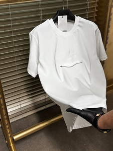 Camiseta de Hombre Tallas Grandes de Seda/Algodón Antipilling, Manga Corta, Cuello Redondo, Casual, Transpirable, Ecológica, OEM ODM, 300 Gramos, Animal - Product Image 4