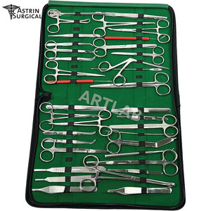 Kit de Instrumentos Quirúrgicos Veterinarios Premium Avanzado de 177 Piezas, Acero Inoxidable, Certificado CE, Tijeras, Portaagujas, ASTRIN SURGICAL - Product Image 1