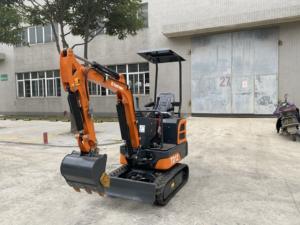 Mini excavatrice de 1 tonne sur chenilles Bagger prix bon marché avec CE à vendre Mini excavatrice petite excavatrice sur chenilles - Product Image 3