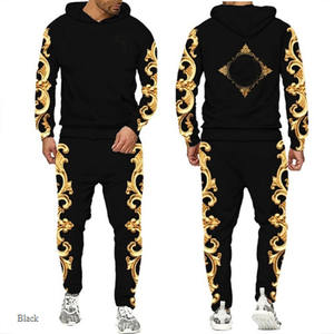 Survêtement en molleton de polyester de coton de sport nouvellement conçu pour hommes - Product Image 1