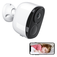 Cámara de Seguridad Inteligente Interior 1080p HD 2.4GHz con Visión Nocturna, Detección de Movimiento para Monitoreo de Bebés y Mascotas