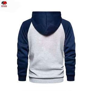 Ryan เสื้อฮู้ดสวมหัวแบบมืออาชีพสำหรับผู้ชายฤดูหนาวโลโก้ด้านหน้า100% ขนแกะผ้าฝ้ายเป็นมิตรกับสิ่งแวดล้อมป้องกันรอยยับ - Product Image 2