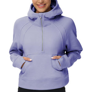 Casual, streetwear,Drop Shoulder, figuras, transpirables, ecológicas, sudaderas con capucha, Knitted Active Wear Cómodo Suave Casual de alta calidad - Product Image 1