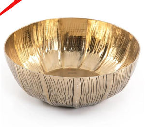 Cuenco para servir de acero inoxidable con acabado plateado de excelente diseño 2025 para hoteles, restaurantes y bares - Product Image 4