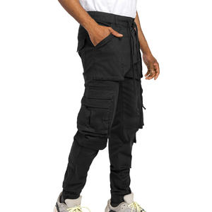 Jogging Cargo axé sur l'utilitaire avec une coupe sur mesure et des caractéristiques d'utilisation quotidienne comme la taille et les poignets avec cordon de serrage - Product Image 4