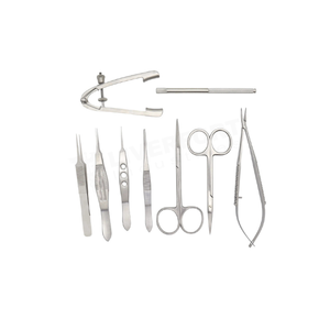 Kit Oftálmico de 9 Piezas de Acero Inoxidable de Primera Calidad para Cirugía Ocular, Juego de Instrumentos Quirúrgicos Reutilizables, CE ISO - Product Image 1