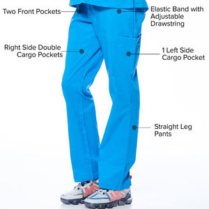 Ensembles de gommages médicaux toutes saisons Combinaisons de gommage pour médecins infirmières et hôpitaux Jogger en coton unisexe grande taille Vente en gros Logo personnalisé 2025 - Product Image 4