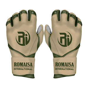 Gants de frappe de baseball pour adultes Logo personnalisé Vente en gros Guantes Bateo De Beisbol Gants en cuir de qualité supérieure Cabretta pour - Product Image 4