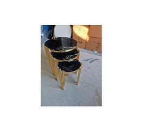 Venta al por mayor Mesa de centro Mesa de diseño geométrico Mesa auxiliar de metal Diseño tradicional Hecho a mano - Product Image 1