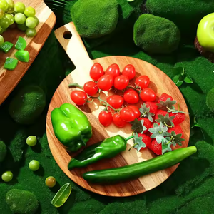 Cuisine en bois Grande planche à découper Planche à découper en bois Planche à fruits de salle à manger simple par glowin fashion - Product Image 2