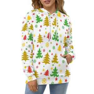 Sudaderas con capucha navideñas baratas al por mayor último estilo sudaderas con capucha navideñas personalizadas sudaderas con capucha navideñas masculinas con cordón de alta calidad - Product Image 3