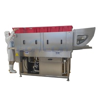 Laveuse automatique de caisses en plastique, de plateaux, de cages, de paniers, de caisses pour le traitement de la viande